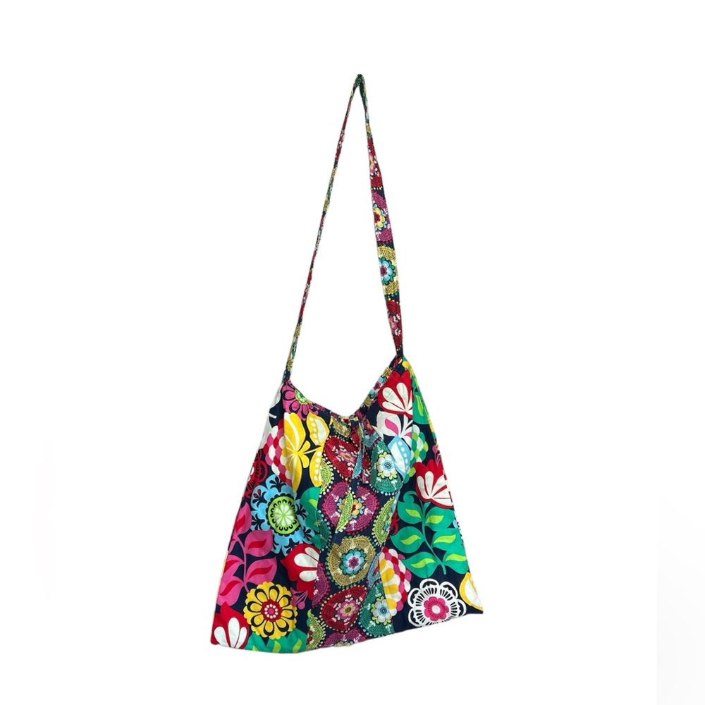 Handmade by PB Stitches Beautiful Boho Floral Shoulder Bag Tote Multicolor